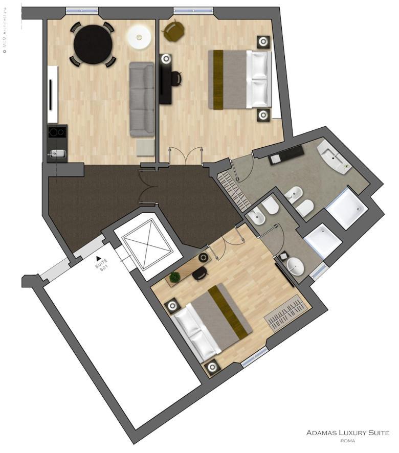 Adamas Luxury Suite 501 Rzym Zewnętrze zdjęcie